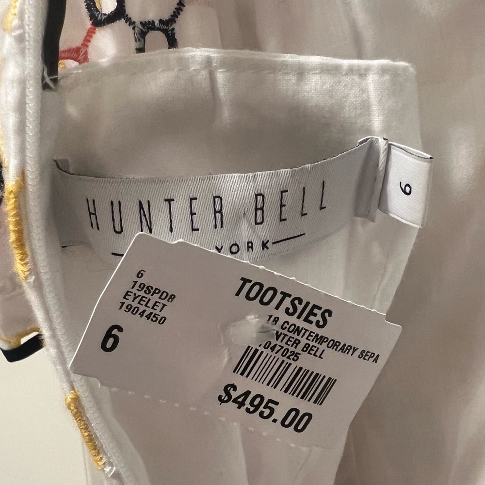 HUNTER BELL White Eyelet Multi-Color Midi - Picture 2 of 4